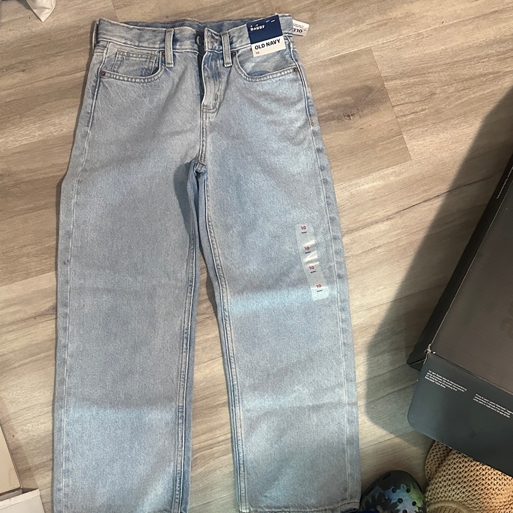 Old Navy Men's Light Wash Straight Jeans
